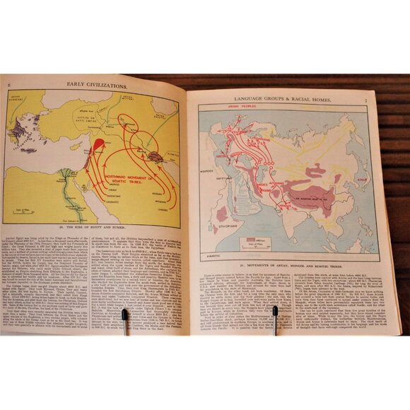 1950s Atlas, History Teaching Atlas: British and World History, Wheaton 1955 - Picture 3 of 8